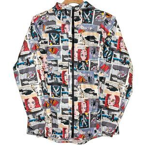 The North Face Women's Flyweight Hoodie Glamping Print Women’s Sz M